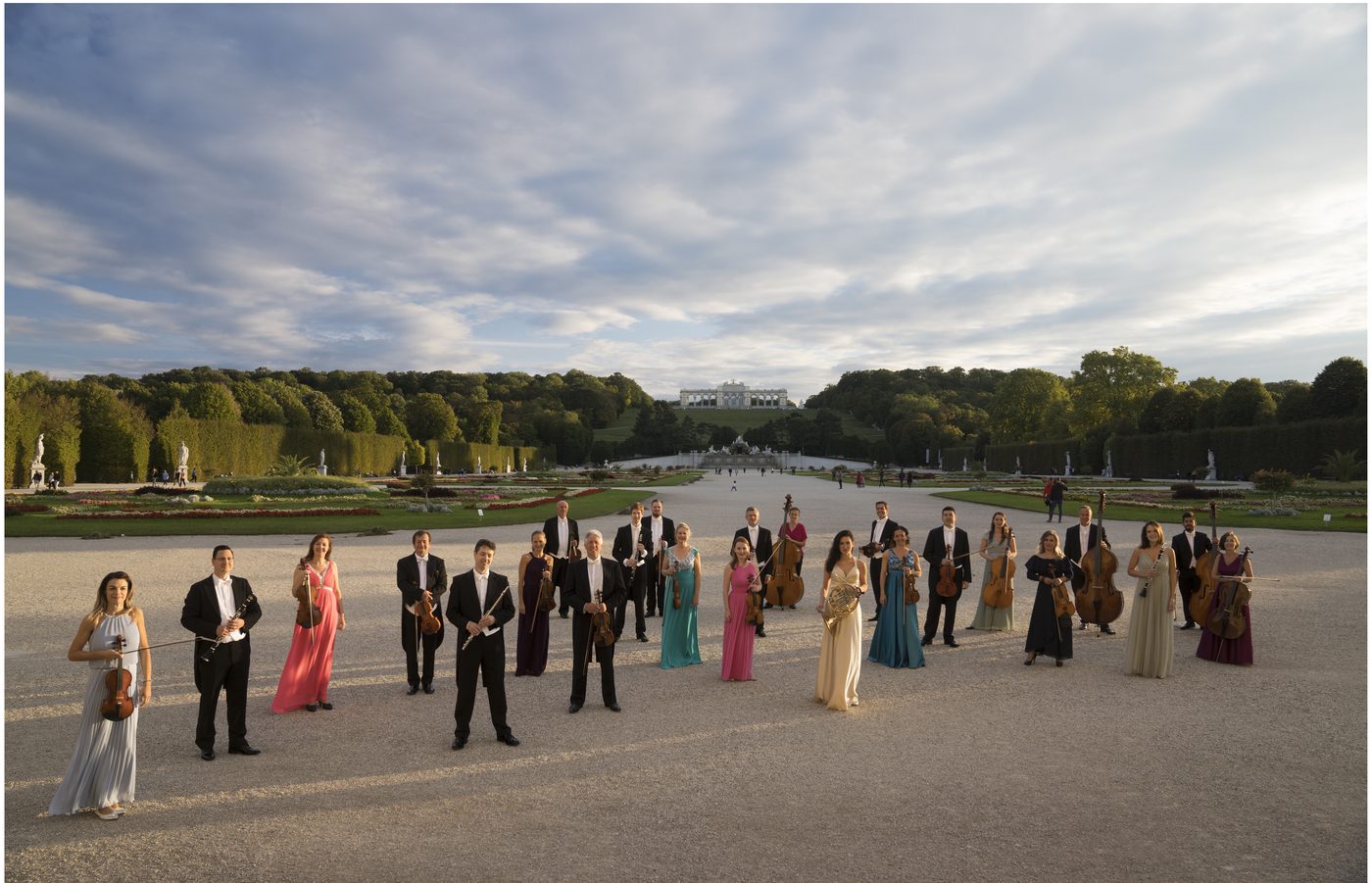 Schönbrunn Palace Orchestra in the gardens of Schönbrunn